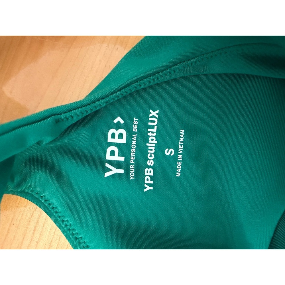 Abercrombie YPB SculptLUX Racerback V-Neck Tank – Green‎ – Women's Small – GUC - Picture 6 of 6